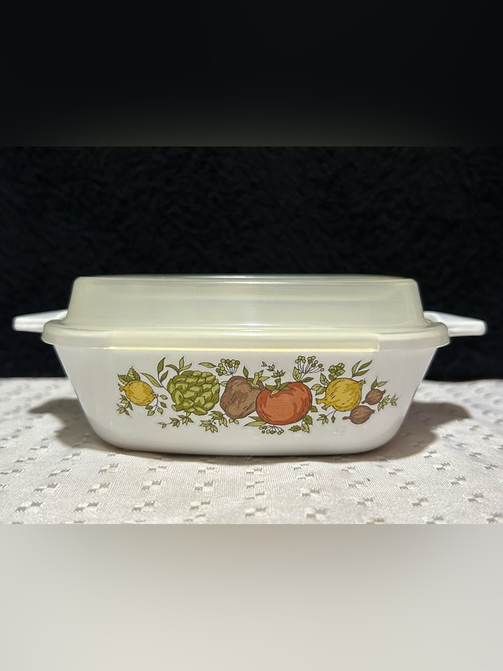CORNING WARE Spice of Life Casserole Dish 1-3/4 Cup P-41-B Petite Pan With Lid